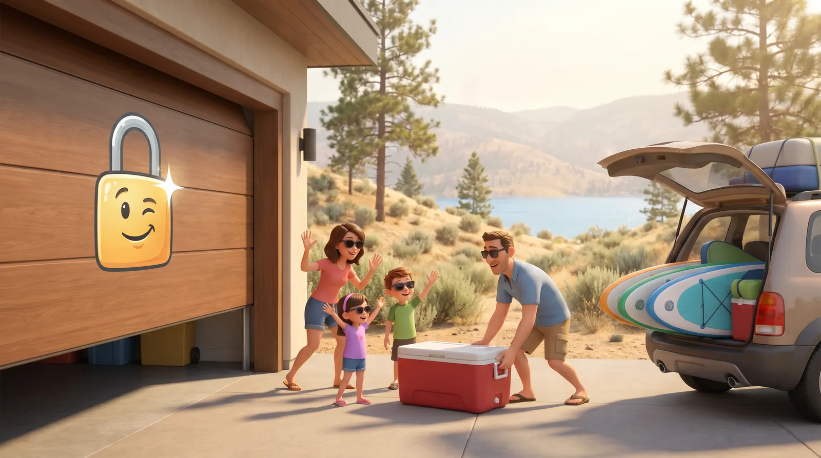 Heading to the Lake This Summer? Secure Your Garage Before You Go