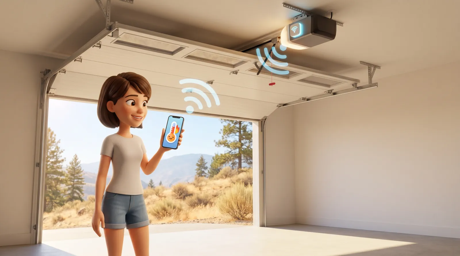 Add Wi-Fi Control and Heat Alerts to Your Kamloops Garage Door Opener