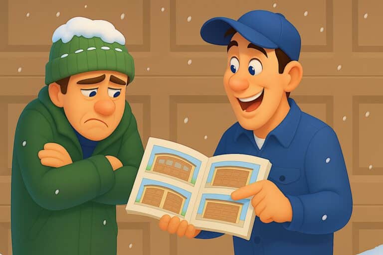 Garage Door winter upgrade okanagan